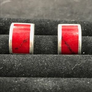 Red jasper earrings and Glass ring 4 abimcmuffin